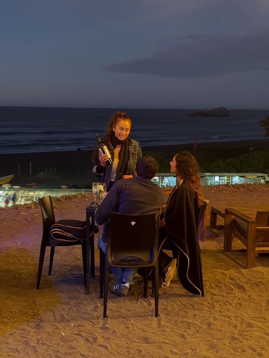 Entorno y playa de Matanzas, Chile