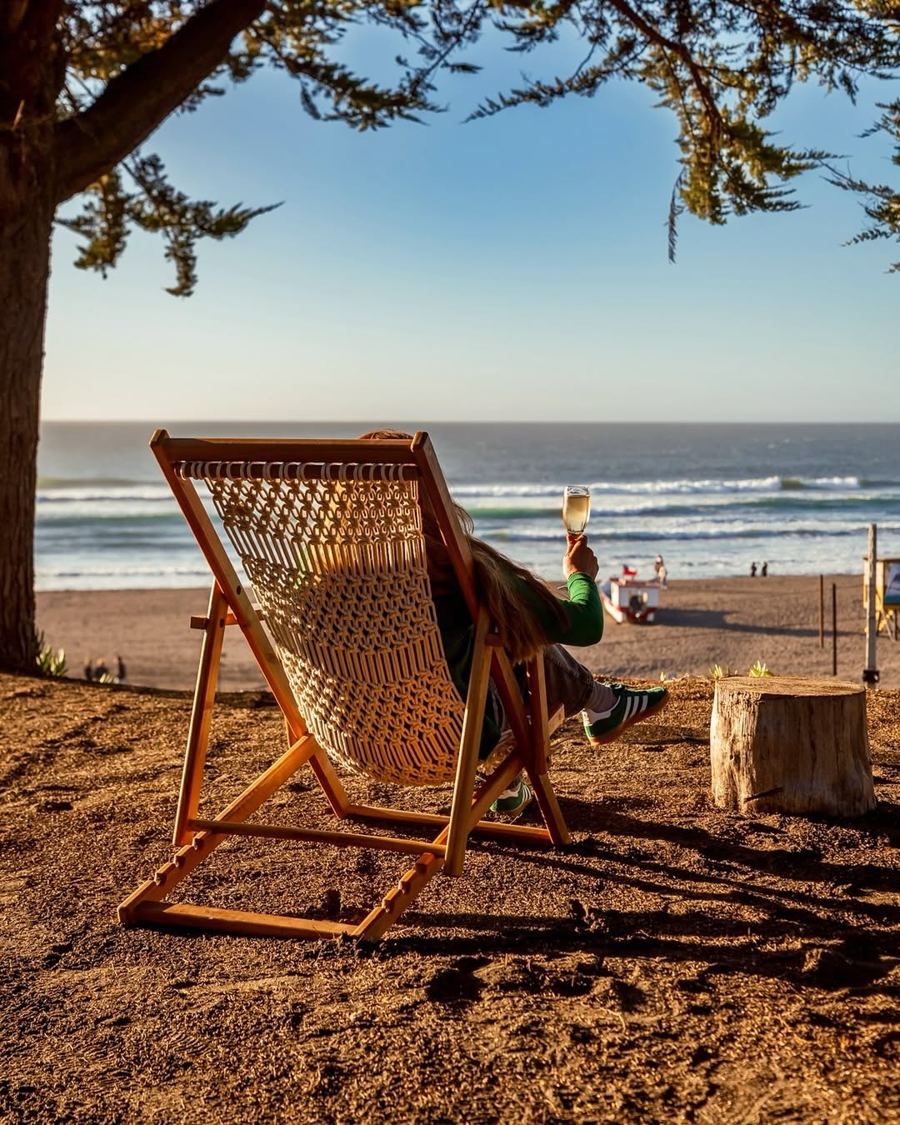 Entorno y playa de Matanzas, Chile