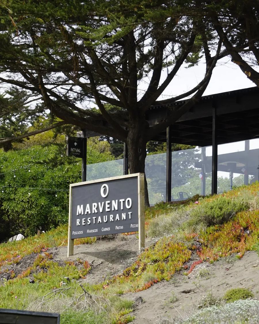 Entorno y playa de Matanzas, Chile